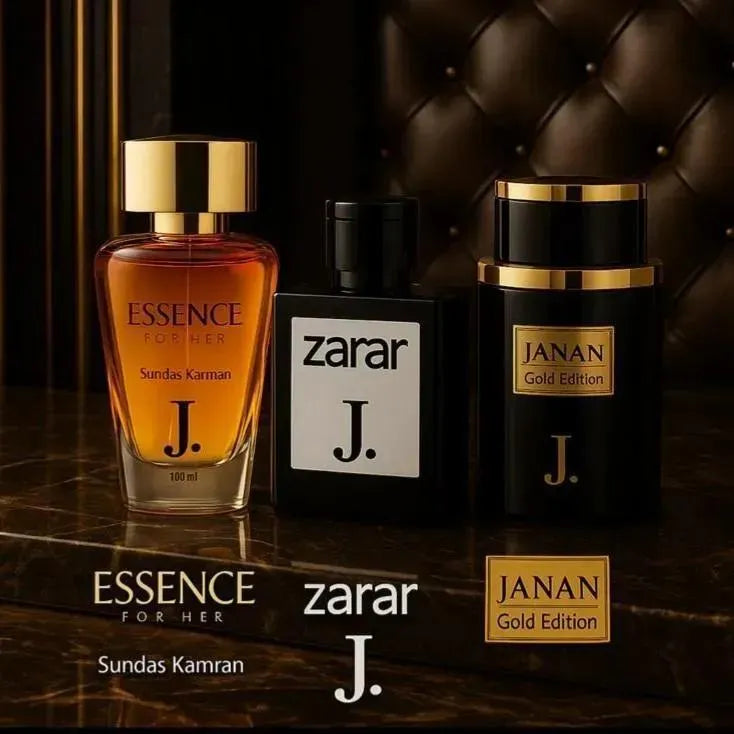 Unisex Perfume Set 3 Pieces J. By GB Premium Gift Pack