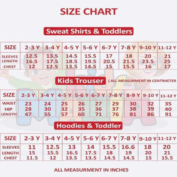 Winter 2 Pcs Boy's Girls Printed Tracksuit
