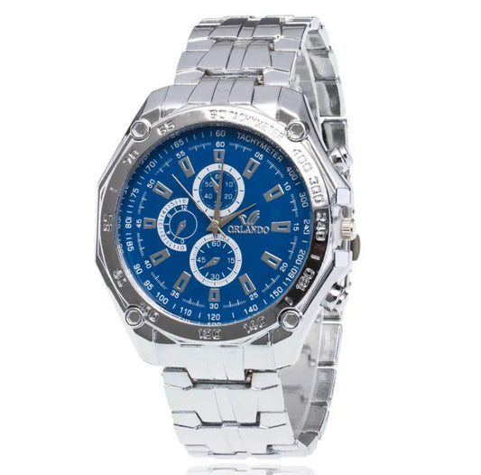 Three-Eye sports fashion watch couple watch men and women gift watch fashion belt watch wholesale