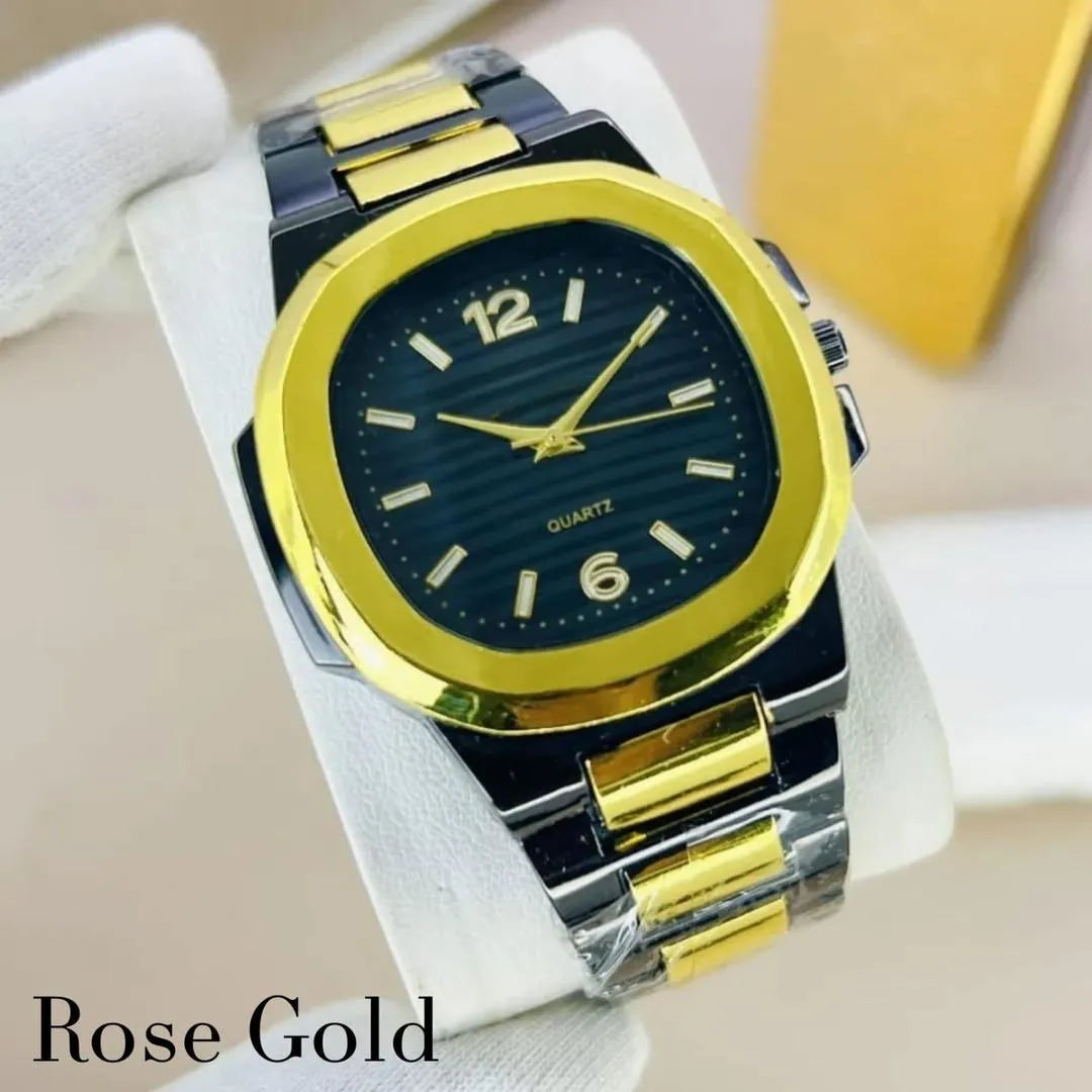 Men's Square Analogue Watch with chain strap 1 pc.