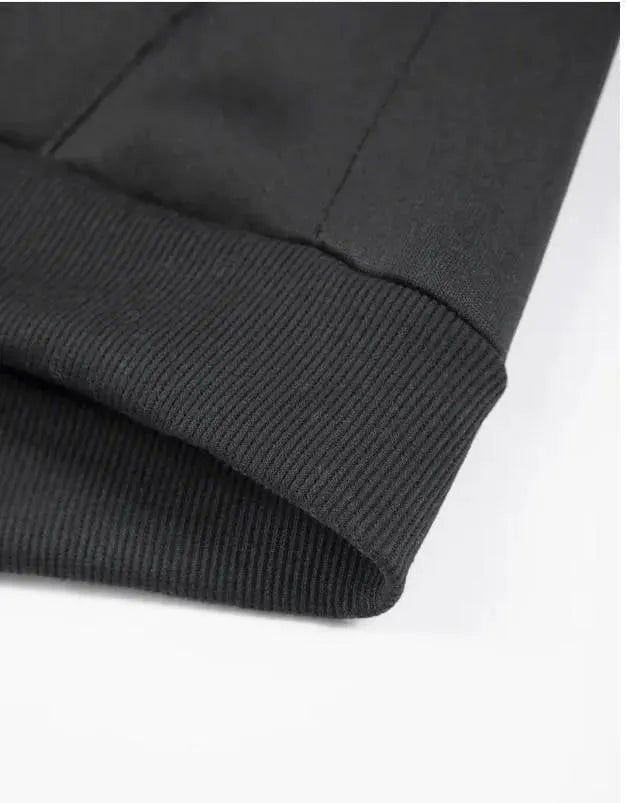 2 Pcs Men's Polyester Plain Zipper Track Suit