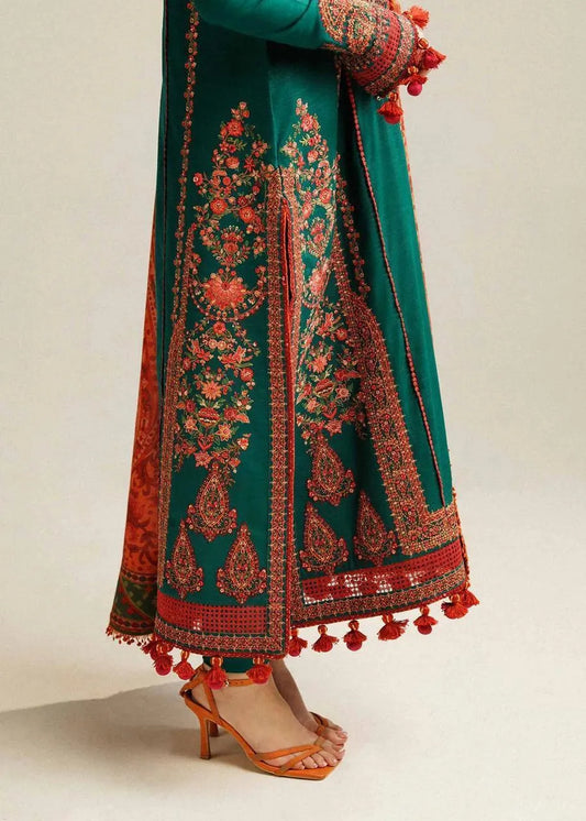 Husain REHAR 3 Pcs Women's Embroidered Suit