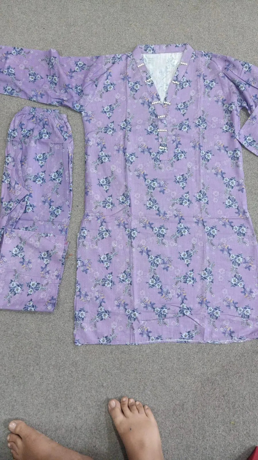 Stylish Women's Printed Khadar Suit with Dopata 3pcs