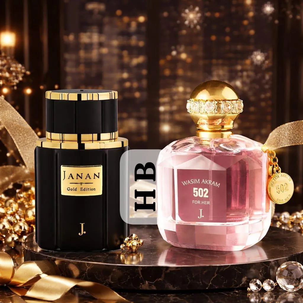 Waseem Akram 502 + Janan Gold Long Lasting Perfume