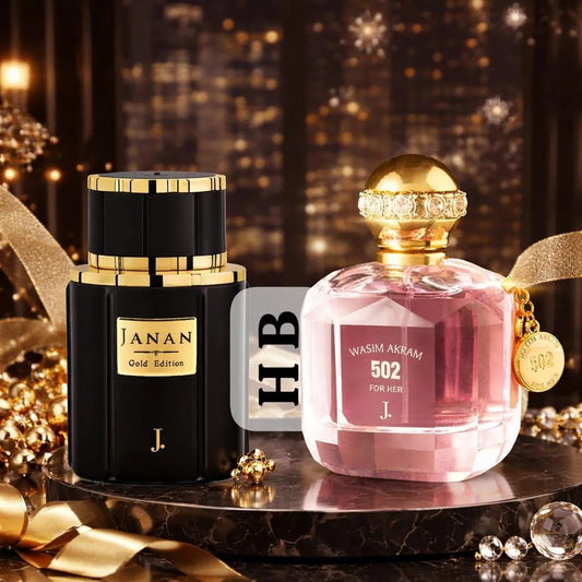 Waseem Akram 502 + Janan Gold Long Lasting Perfume