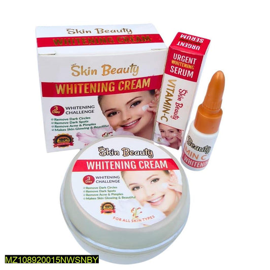 Skin Beauty Whitening Cream With Serum