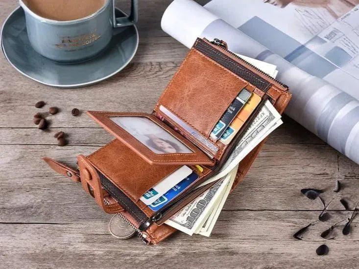 Men's Multicolor Leather Wallet